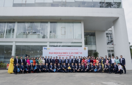 ĐẠI HỘI CÔNG ĐOÀN CÔNG TY TNHH MTV NHIÊN LIỆU HÀNG KHÔNG VIỆT NAM (SKYPEC) LẦN THỨ VI, NHIỆM KỲ 2025-2030 “ĐOÀN KẾT - DÂN CHỦ - VƯƠN MÌNH - BỨT PHÁ” THÀNH CÔNG TỐT ĐẸP.